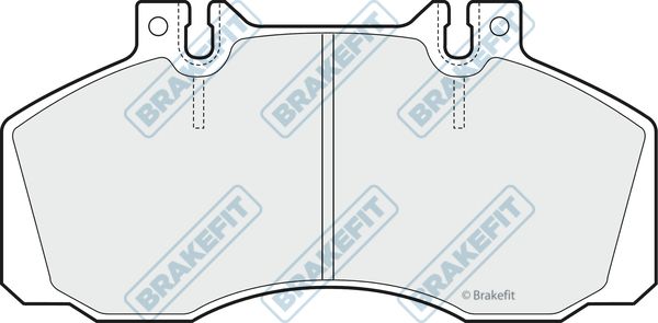 APEC BRAKING Bremžu uzliku kompl., Disku bremzes PD3111